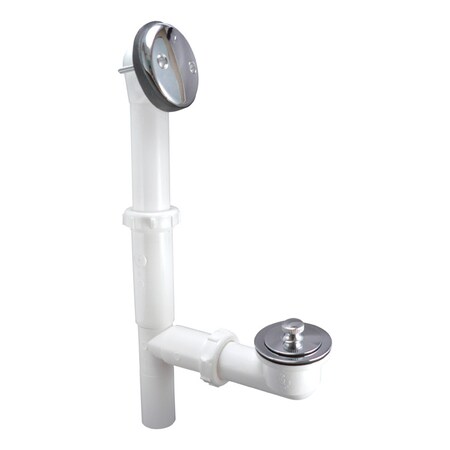 Plumb Pak Bath Drain 1.5" Wht Chrm 62W